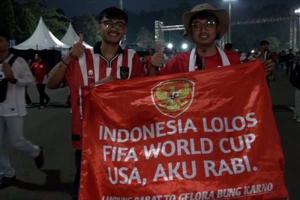 Pendukung Optimis Tim Garuda Bisa Kalahkan Timnas China - ANTARA News